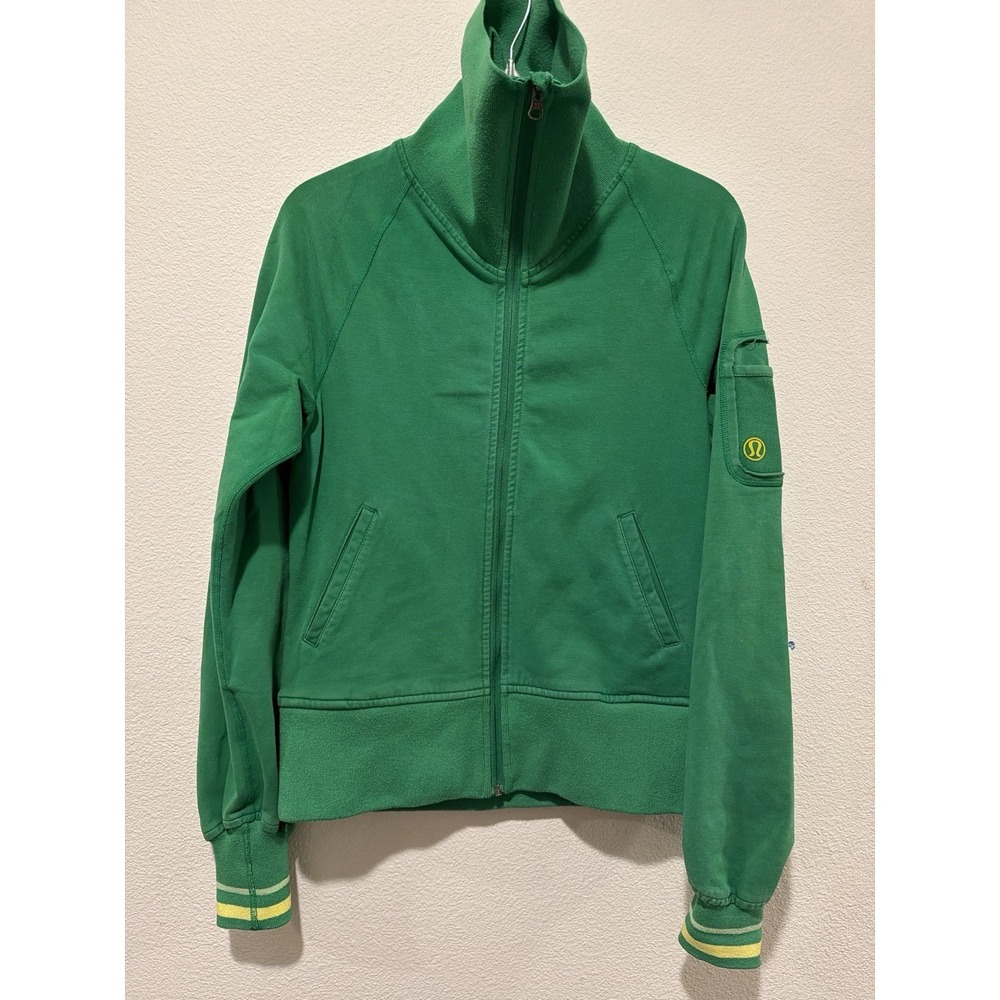 y2k Lululemon Green mens Stretch Athletic Jackets  Sz Small